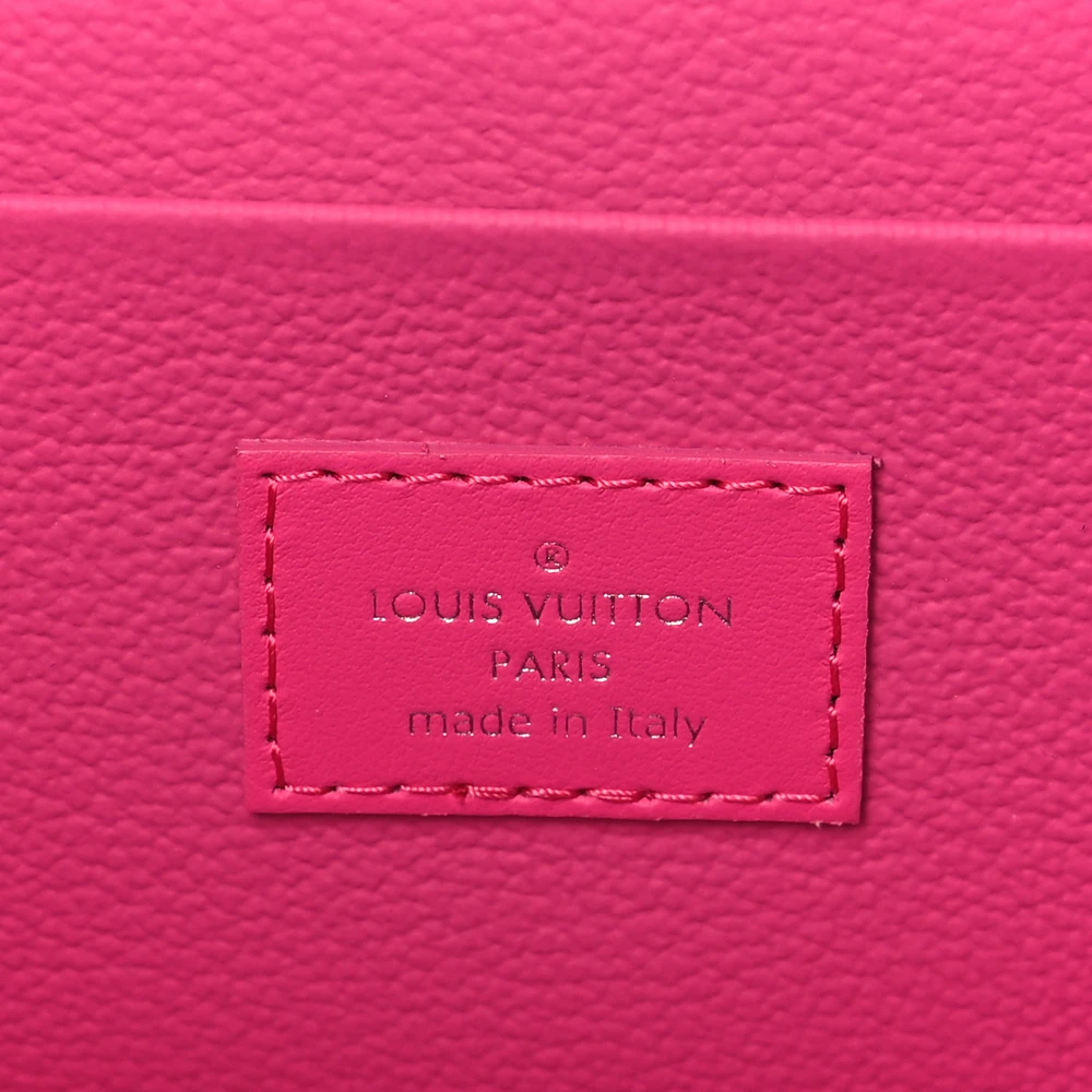 Nice Mini Super Clone Monogram Macassar Canvas Fuchsia Interior Travel Case - 图片 3
