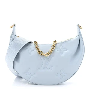 Over The Moon PM Super Clone Moon Shape Bag Gold Hardware Detail
