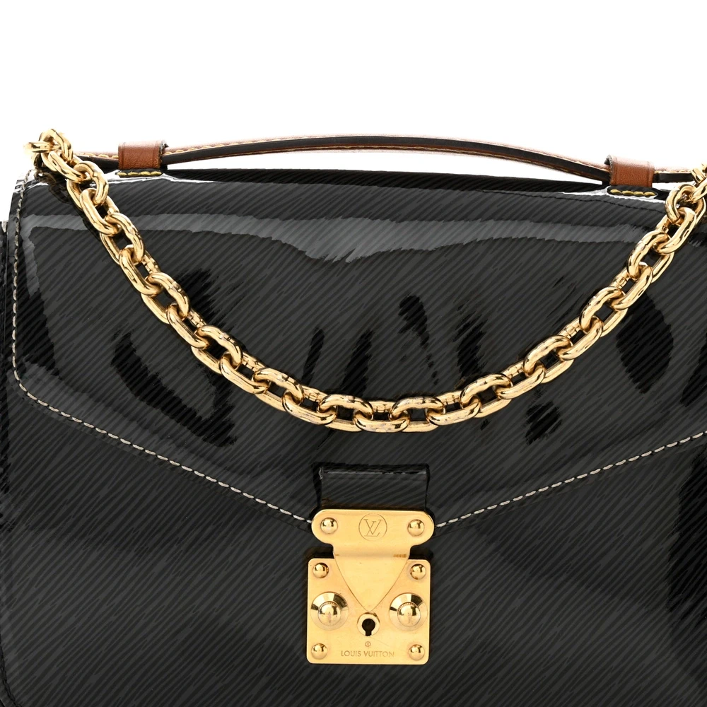 Mini Pochette Metis 1:1 Replica Marine Shiny Epi Leather Reverse Monogram Canvas Gold Hardware Bag - 图片 6