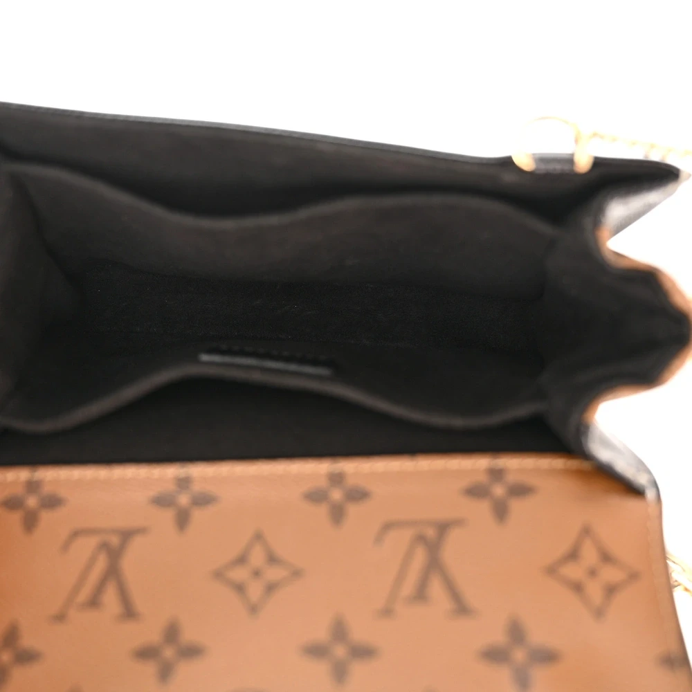 Mini Pochette Metis 1:1 Replica Marine Shiny Epi Leather Reverse Monogram Canvas Gold Hardware Bag - 图片 5