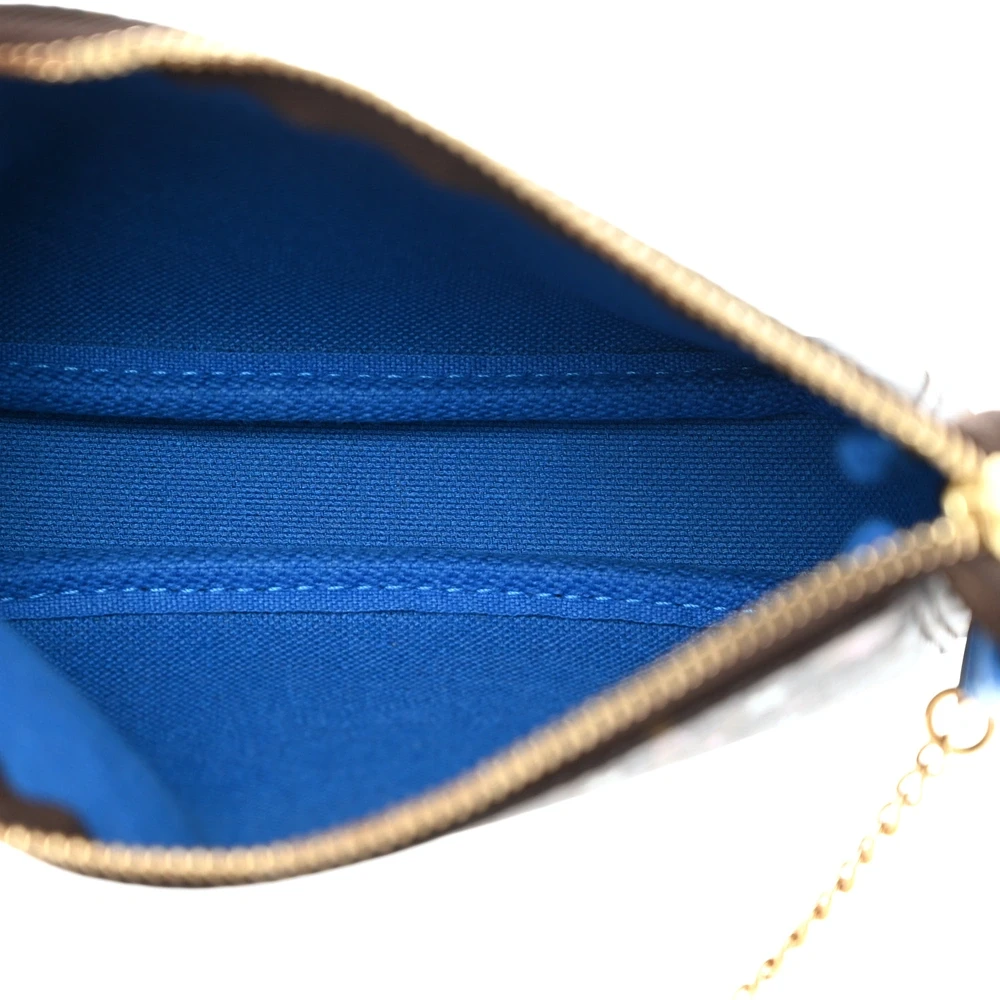 Mini Venice Pochette Super Clone Blue Monogram Canvas Christmas Animation Gold Hardware Pouch - 图片 3