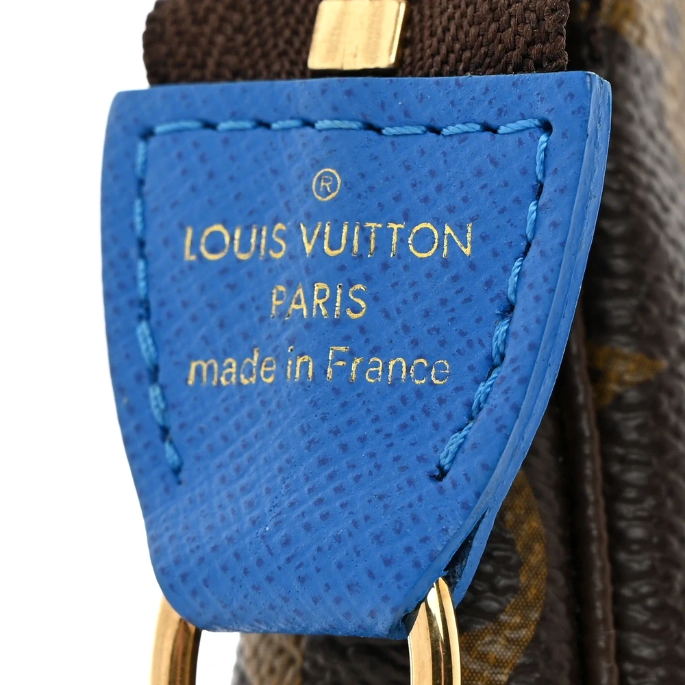 Mini Venice Pochette Super Clone Blue Monogram Canvas Christmas Animation Gold Hardware Pouch - 图片 2