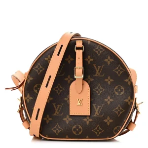 Petite Boîte Chapeau 1:1 Replica Louis Vuitton  Monogram Canvas Mini Box Crossbody Bag