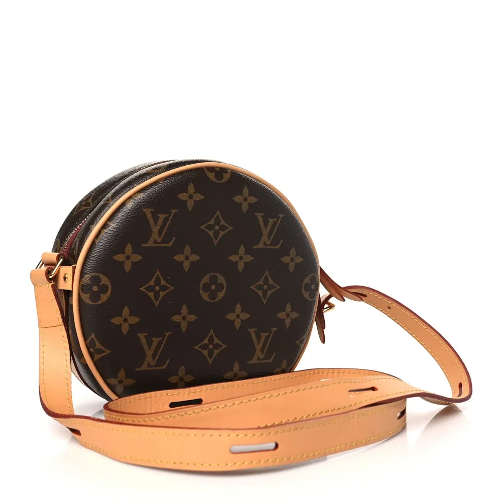 Boîte Chapeau PM Super Clone Monogram Canvas Hat Box Crossbody Bag - 图片 5