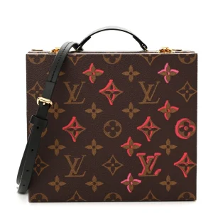 Mobile Box PM Super Clone Monogram Canvas Stylish Trunk Crossbody Bag