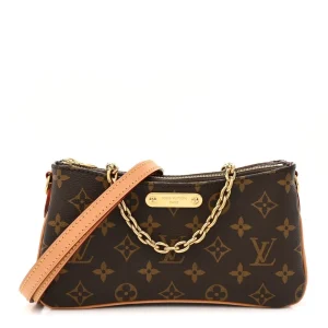 Liv Pochette 1:1 replica Monogram Canvas Gold Hardware Chain Strap Shoulder Bag