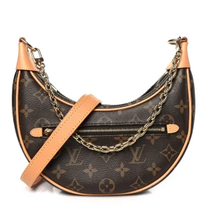 Loop PM 1:1 Replica Monogram Canvas Shoulder Bag Gold Hardware