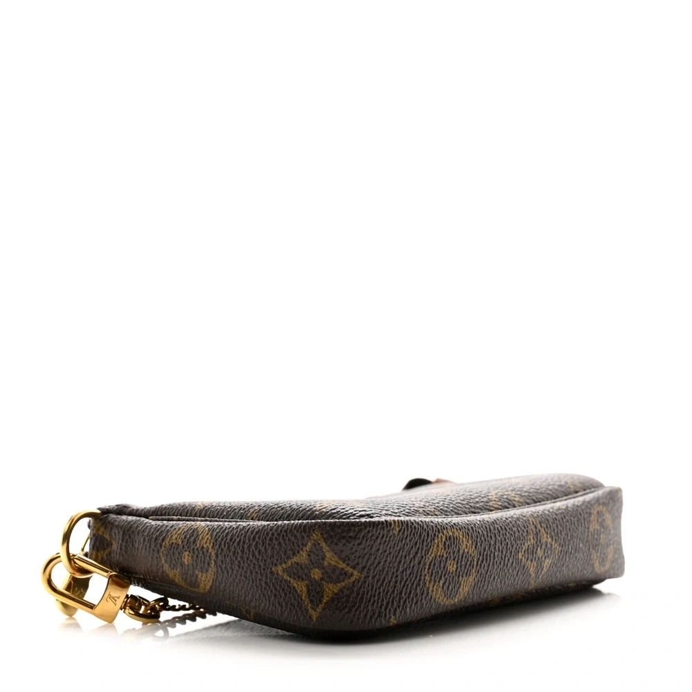 Mini Pochette Accessories Super Clone Monogram Canvas Gold Hardware Pouch - 图片 6