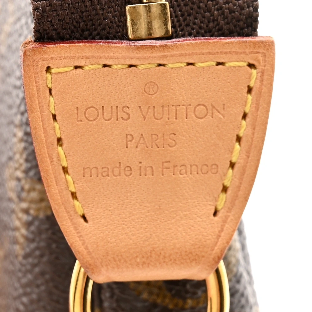 Mini Pochette Accessories Super Clone Monogram Canvas Gold Hardware Pouch - 图片 2