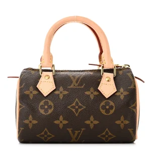 Nano Speedy Super Clone Monogram Canvas Mini Barrel Handbag