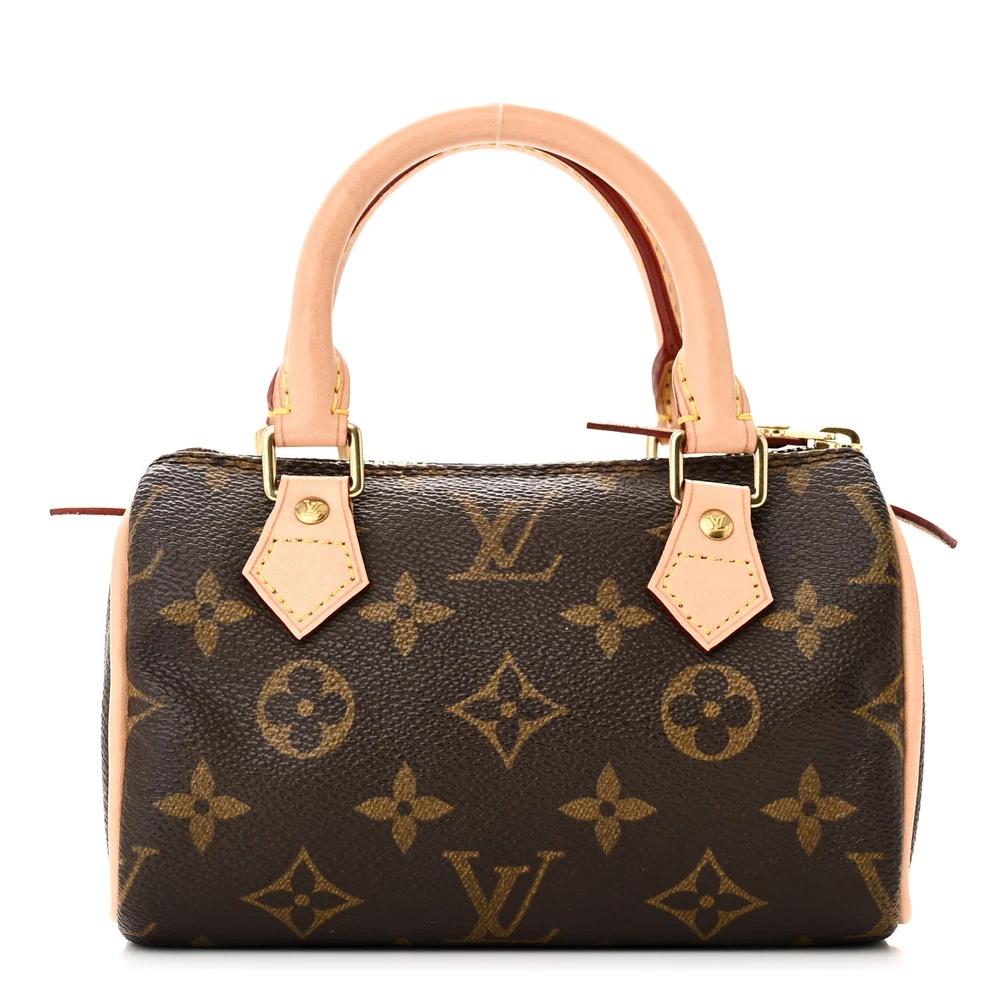 Nano Speedy Super Clone Monogram Canvas Mini Barrel Handbag