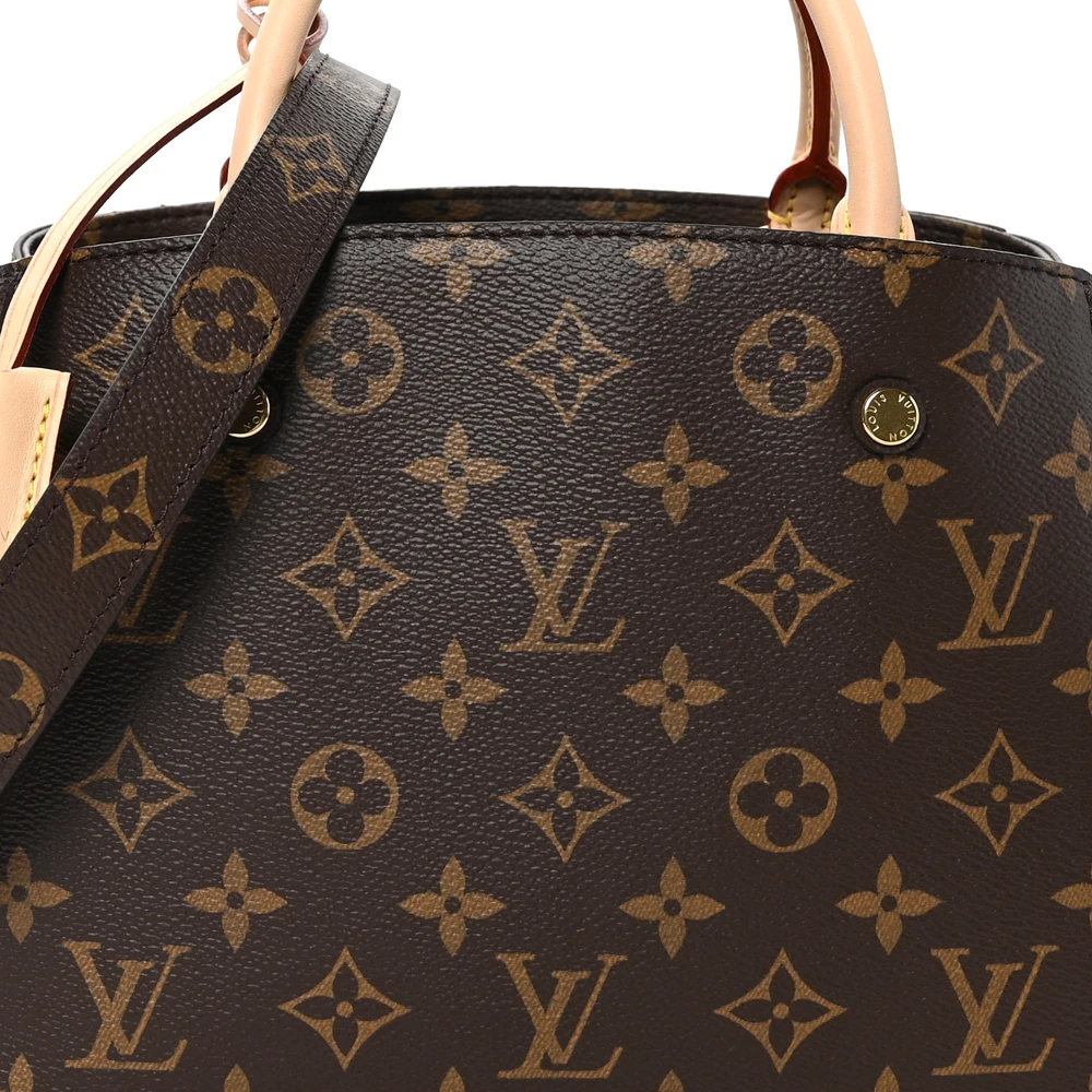 Montaigne BB 1:1 Replica Monogram Canvas Structured Top Handle Bag - 图片 6