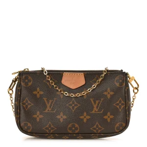 Multi Pochette Accessories 1:1 Replica Monogram Canvas Mini Pochette Purse