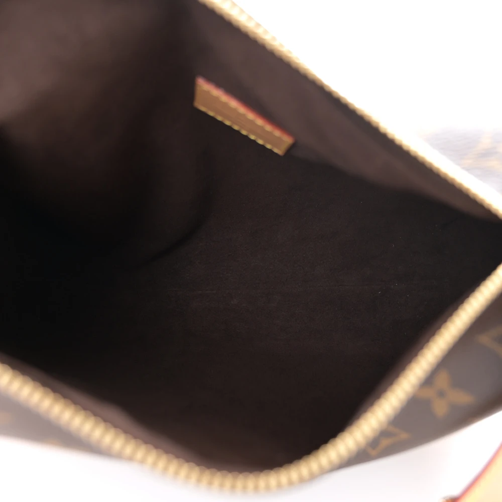 Side Trunk Super Clone Monogram Canvas Gold Hardware Crossbody Handbag - 图片 5