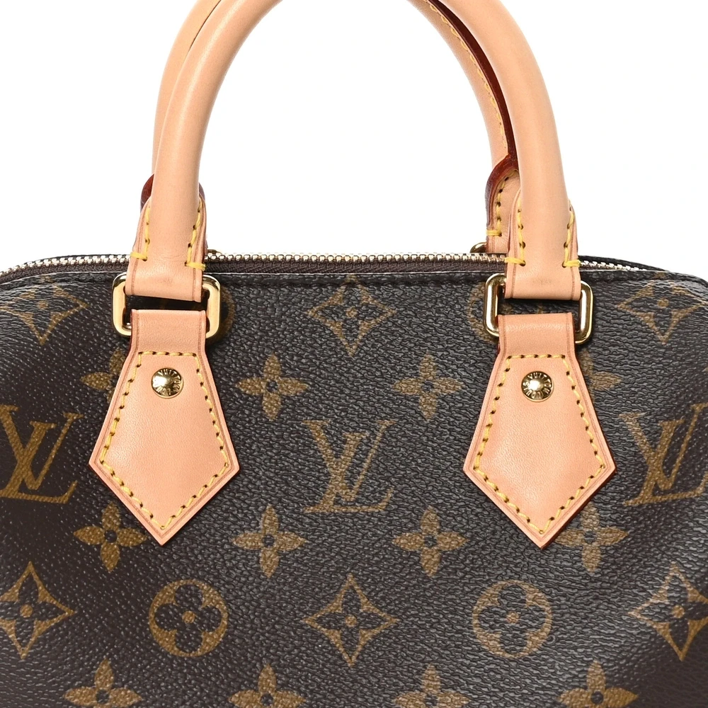 Speedy Bandoulière 20 1:1 Replica Brown Monogram Canvas Natural Leather Trim Handbag - 图片 6