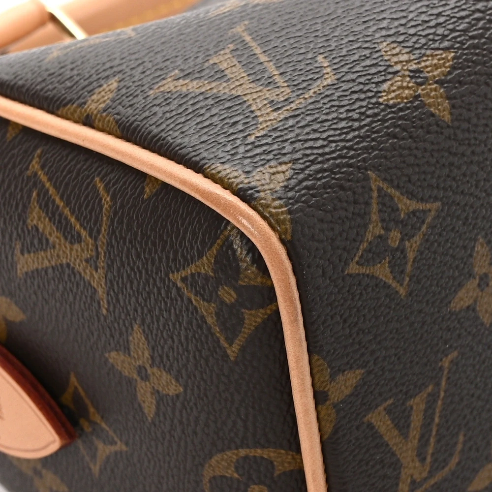 Speedy Bandoulière 20 1:1 Replica Brown Monogram Canvas Natural Leather Trim Handbag - 图片 3