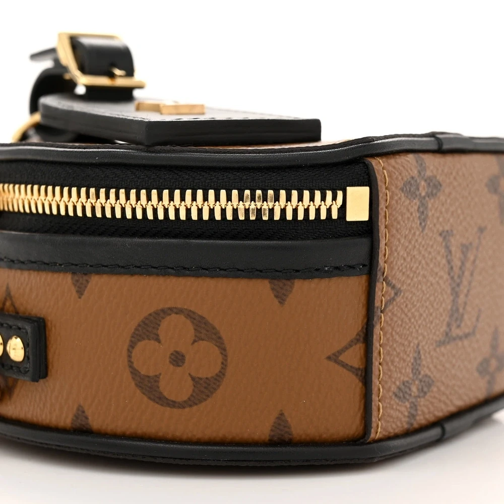 Boîte Chapeau BB 1:1 Replica Reverse Monogram Canvas Mini Crossbody Bag - 图片 3