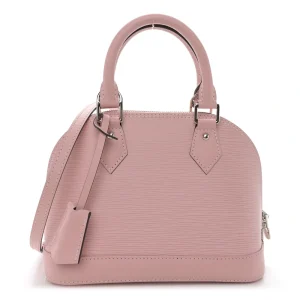 Alma BB Super Clone Rose Ballerine Epi Leather Silver Hardware HandBag