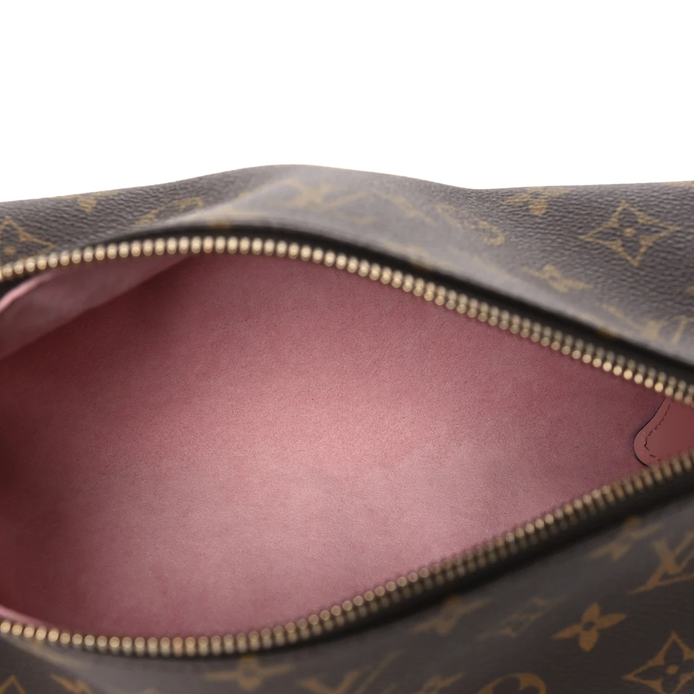 Pouch PM Super Clone Rose Jasmine Bloom Monogram Canvas Bag Silver Hardware - 图片 5