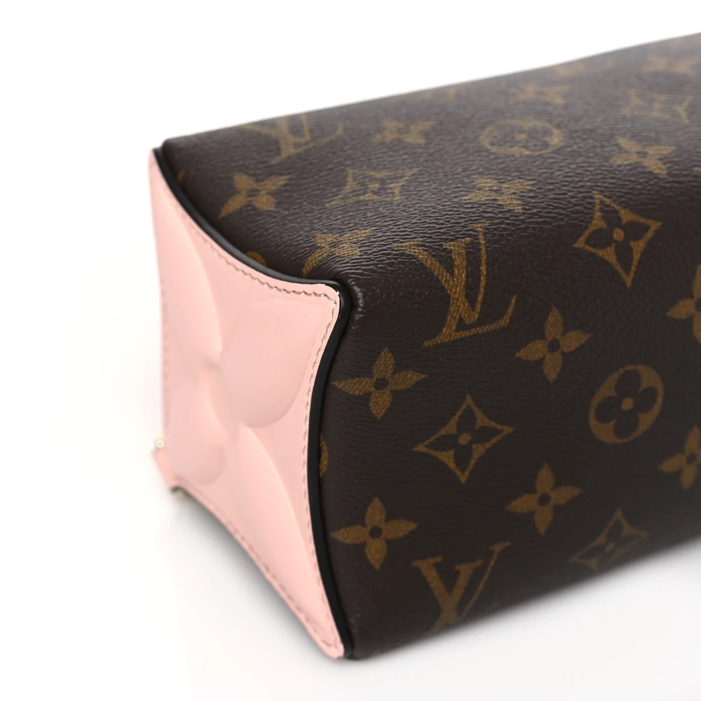 Pouch PM Super Clone Rose Jasmine Bloom Monogram Canvas Bag Silver Hardware - 图片 3