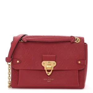 Vavin PM 1:1 Replica Scarlet Empreinte Leather Brass Hardware Shoulder Handbag