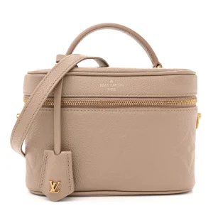 Giant Vanity PM SuperClone Empreinte Monogram Canvas in Beige with Gold Hardware