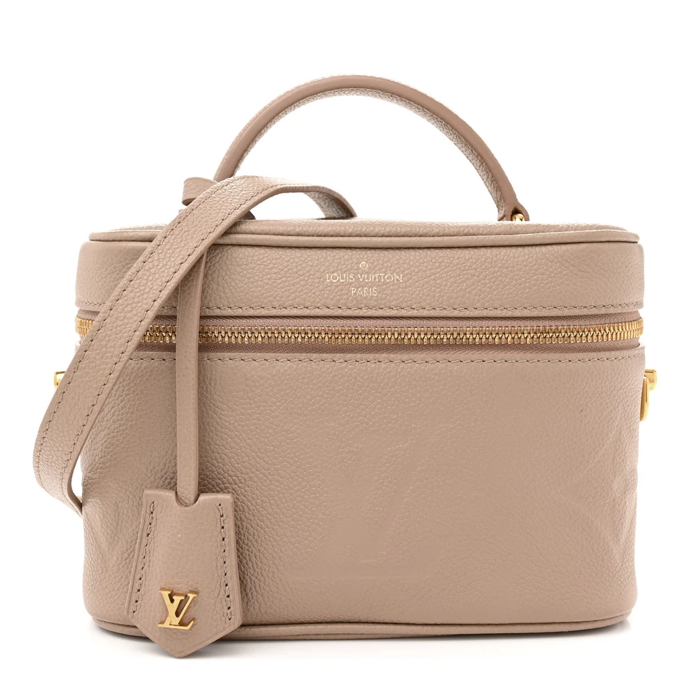 Giant Vanity PM SuperClone Empreinte Monogram Canvas in Beige with Gold Hardware