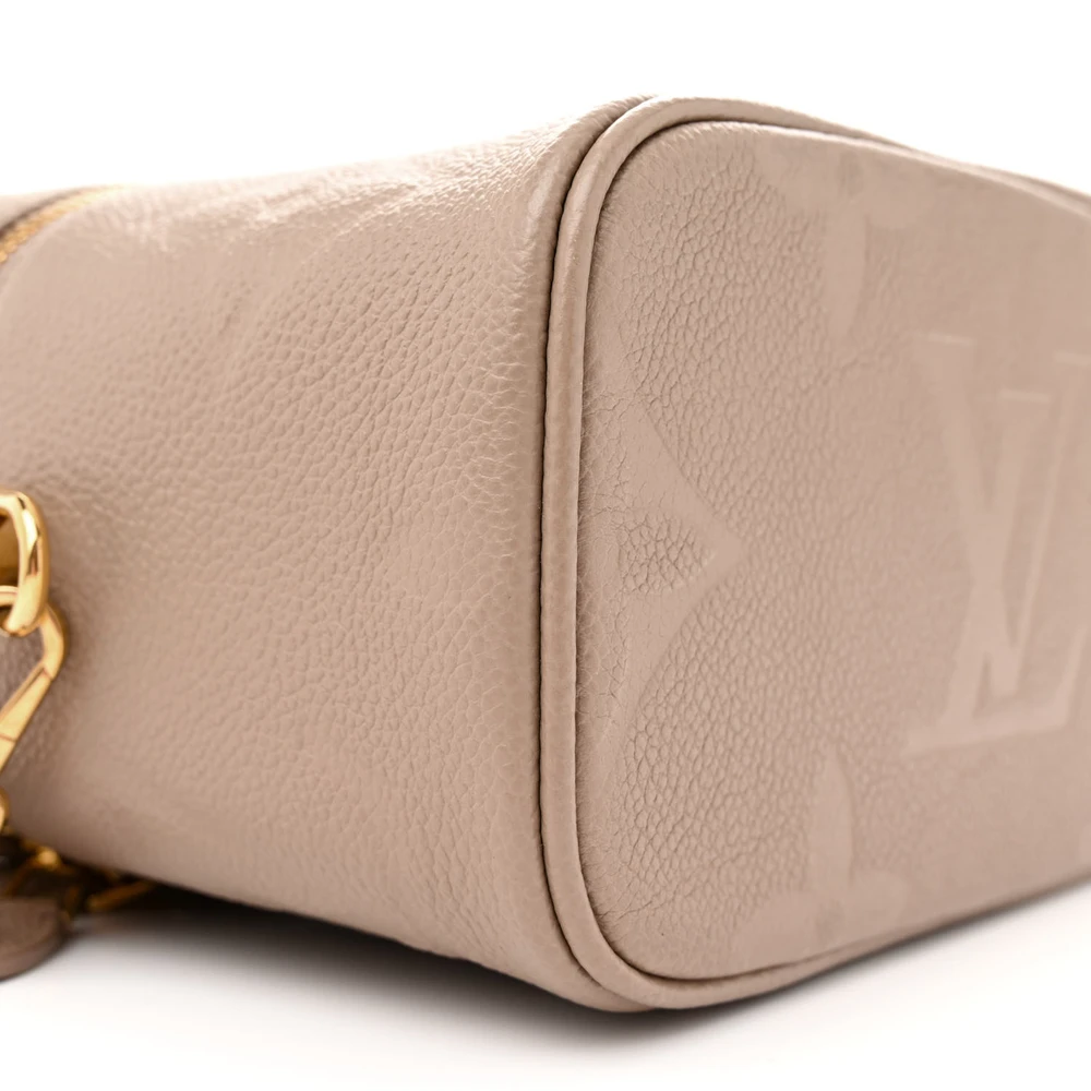 Giant Vanity PM SuperClone Empreinte Monogram Canvas in Beige with Gold Hardware - 图片 3