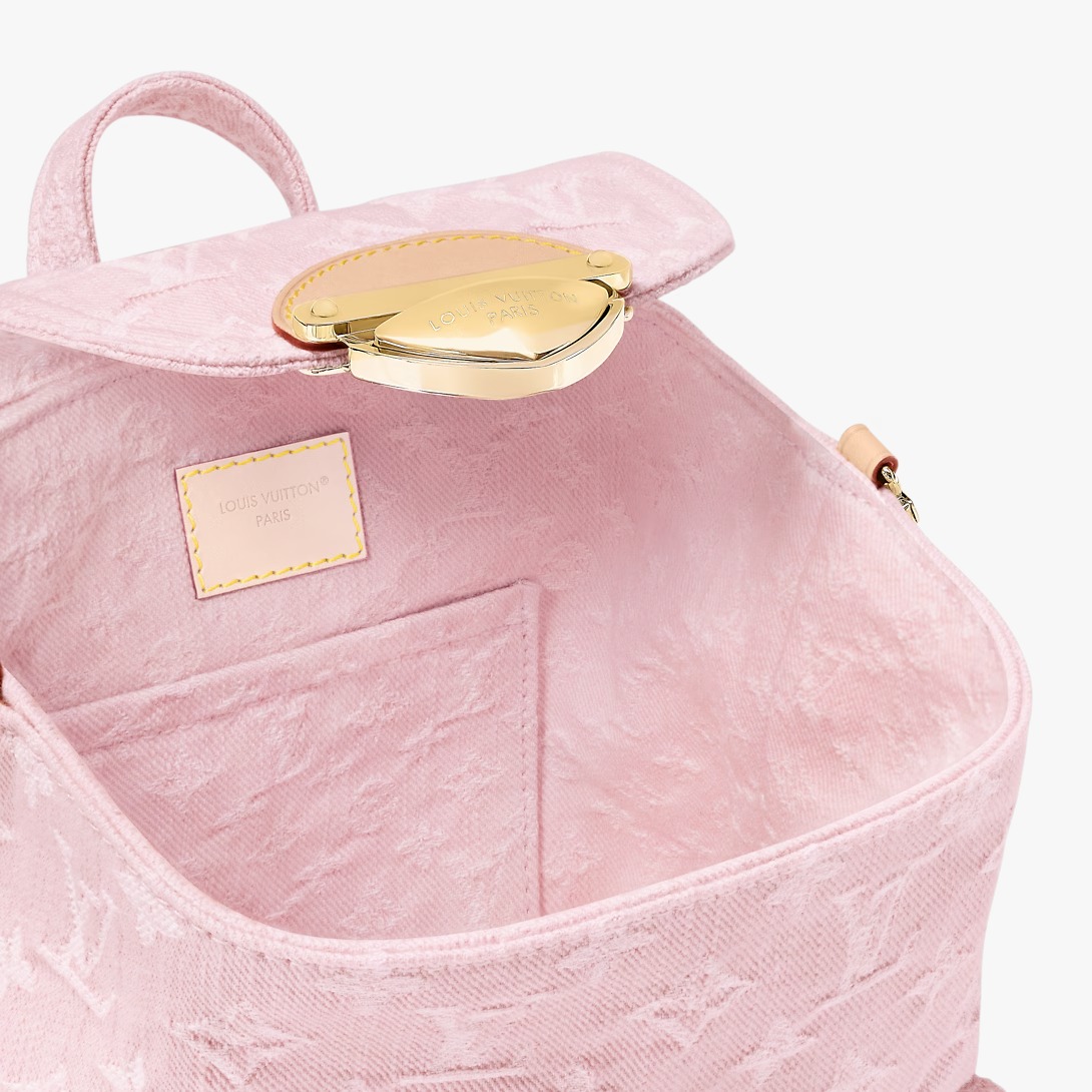 Super Clone Louis Vuitton venice monogram denim Backpack - 图片 3