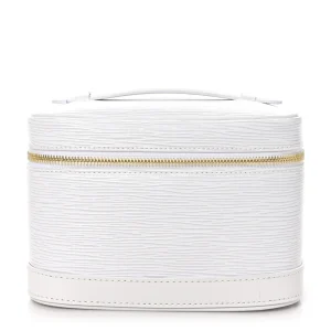 1:1 Mirror Quality Replica White Epi Leather Nice BB HandBag