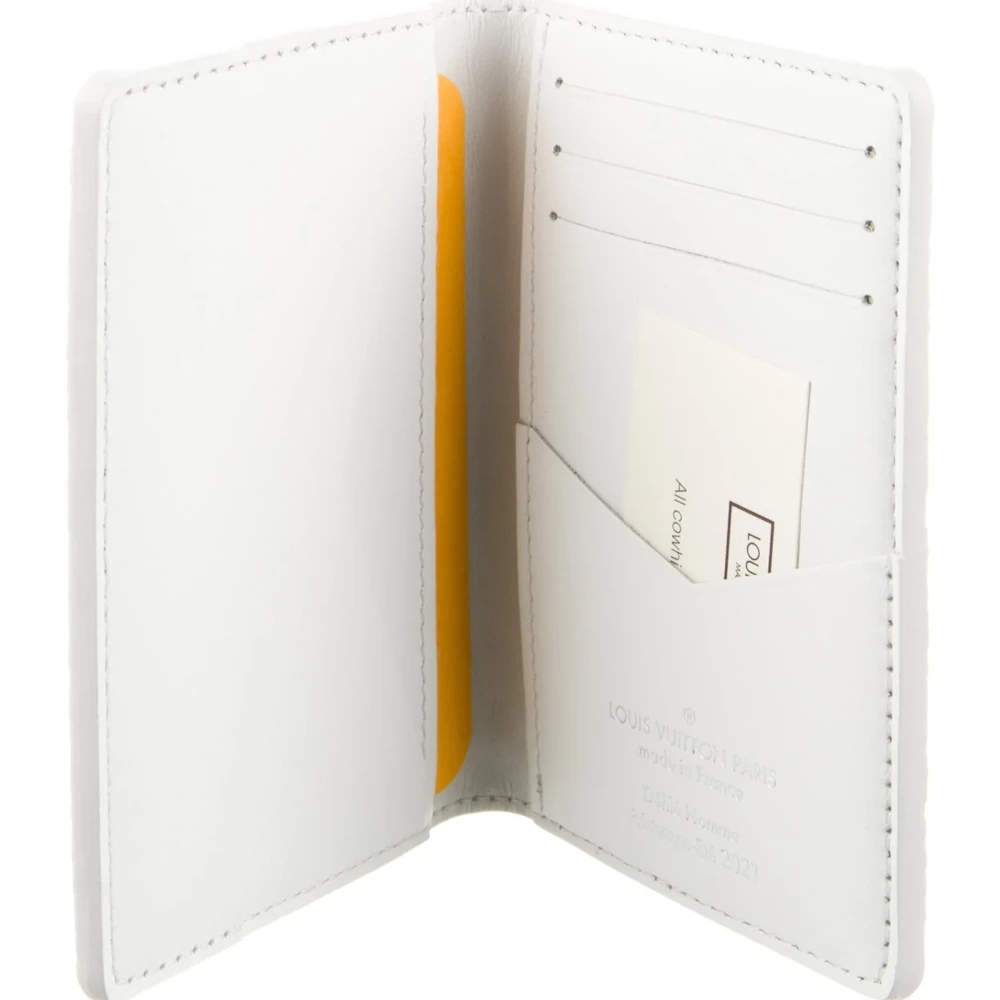 1:1 Mirror Quality Lou!S Vuiton White Calfskin Small Wallet - 图片 2