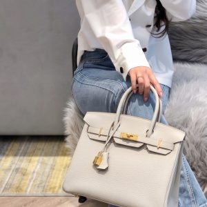 Hermès Birkin 30 Beton Togo Leather | Mirror Quality