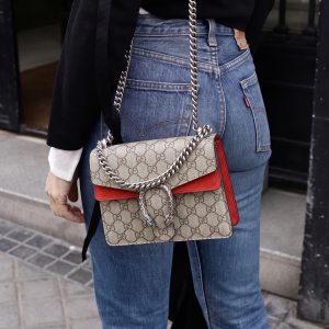GG Supreme Monogram Small Dionysus Shoulder Bag Red – High-End Replica